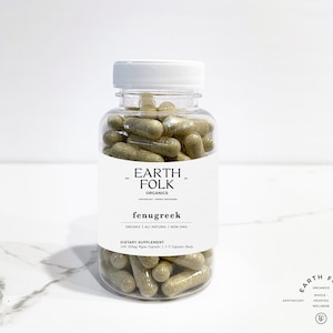 Capsule di semi di fieno greco, capsule vegane da 500 mg, spedizione GRATUITA, senza riempitivi, non OGM, integratori a base di erbe immagine 1