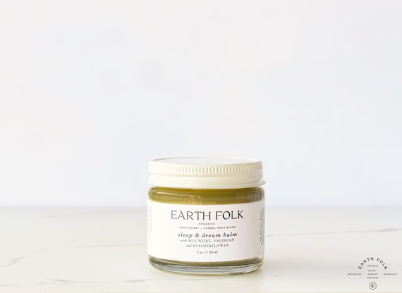 Sleep & Dream Balm - All Natural Herbal Balm, Valerian Root + Mugwort Infused Balm, Lucid Dream - High Potency Herbal Formula