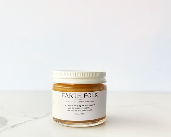 Arnica, Cayenne and Turmeric Salve - All Natural Herbal Salve, Arnica Infused Salve, Muscle - High Potency Formula