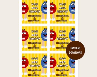 Chocolate Gift Tag | Appreciation Gift Tag | Printable Candy Gift Tag | It Is Not Hearsay You Really Are Important To Us | Instant Download