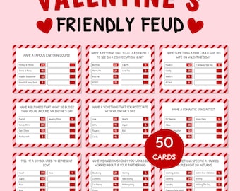 Valentinstag Fehde Spiel | Druckbare Valentinstag Spiel | Valentinstag Fehde Spiel | Valentinstags-Party-Spiel