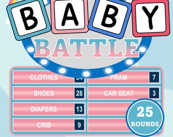 Baby Shower Game | Baby Shower Trivia Game | Virtual Baby Shower Game | Fun Quiz Game | Baby Game | Family | Powerpoint Trivia Game