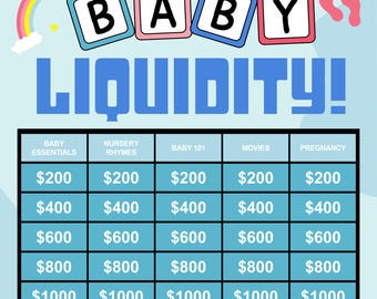 Babyparty-Spiel | Babyparty-Quizspiel | Virtuelles Babyparty-Spiel | Babyspiel | PowerPoint-Quizspiel