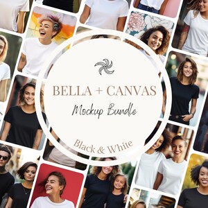 Mockup Bundle | Bella Canvas 3001 Mockup Bundle Womens Mockup Bundle Bella Canvas Mockup Shirt Mockup tshirt mockup bundle t-shirt mockup