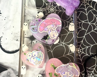 Layout 4 - Creepy Kawaii Decoden Phonecase -CUSTOM MTO LAYOUT for iPhone or ZFlip models!