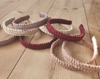 Headband macrame hair band children girls toddlers hair accessories