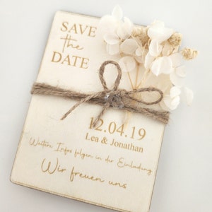 Save the Date Karten Hochzeit Verlobung Ankündigung Boho