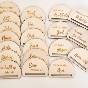 DIY Do it yourself Kit Meilensteinkarten Makrame Boho selber machen Babyparty Geschenk Baby Meilenstein