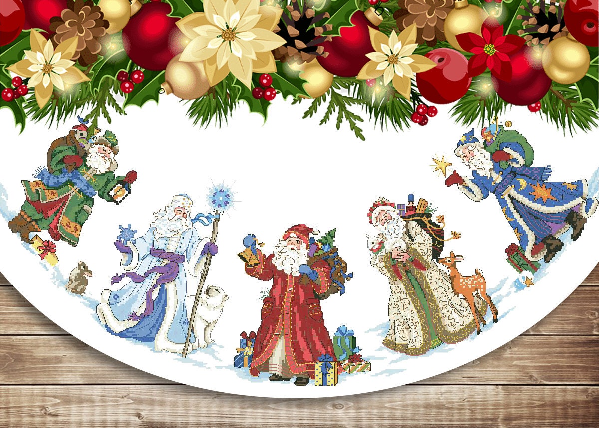 Falda del árbol de Navidad, San Nicolás, Espíritu de Navidad