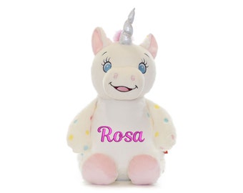 Soulmate Stofftier - Einhorn mit Name - personalisiertes Geschenk zur Geburt