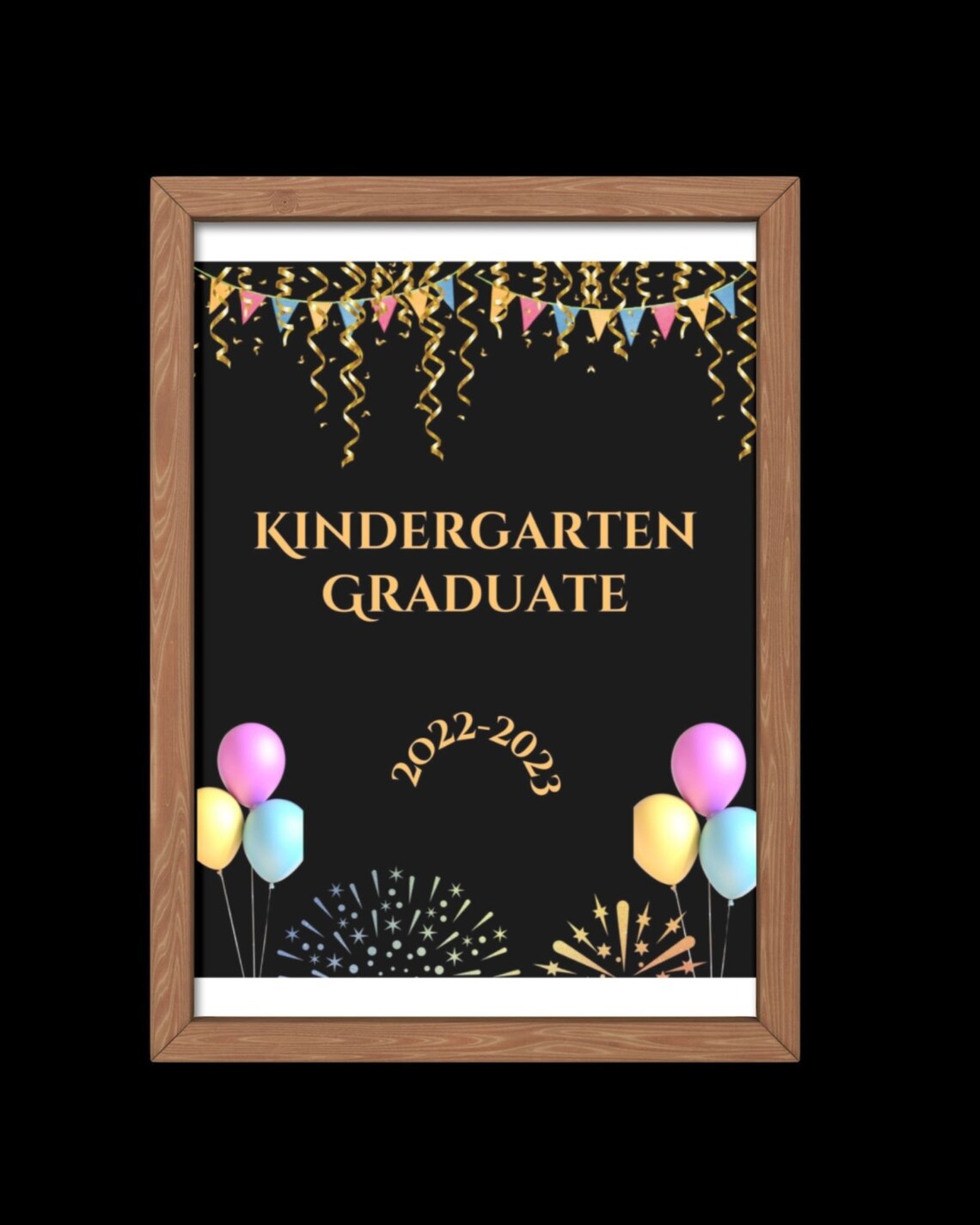 Kindergarten Graduate Sign Printable Kindergarten Graduate - Etsy
