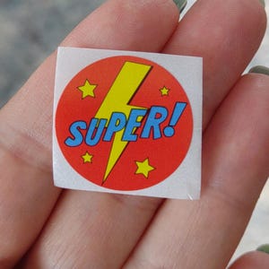 Stickers positive encouragement, 1 inch round, roll of 500/pack of 40, classroom supplies, party supplies, packaging materials