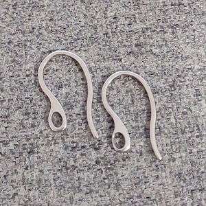304 stainless steel ear hooks, 22mm, 5/10 pair pack