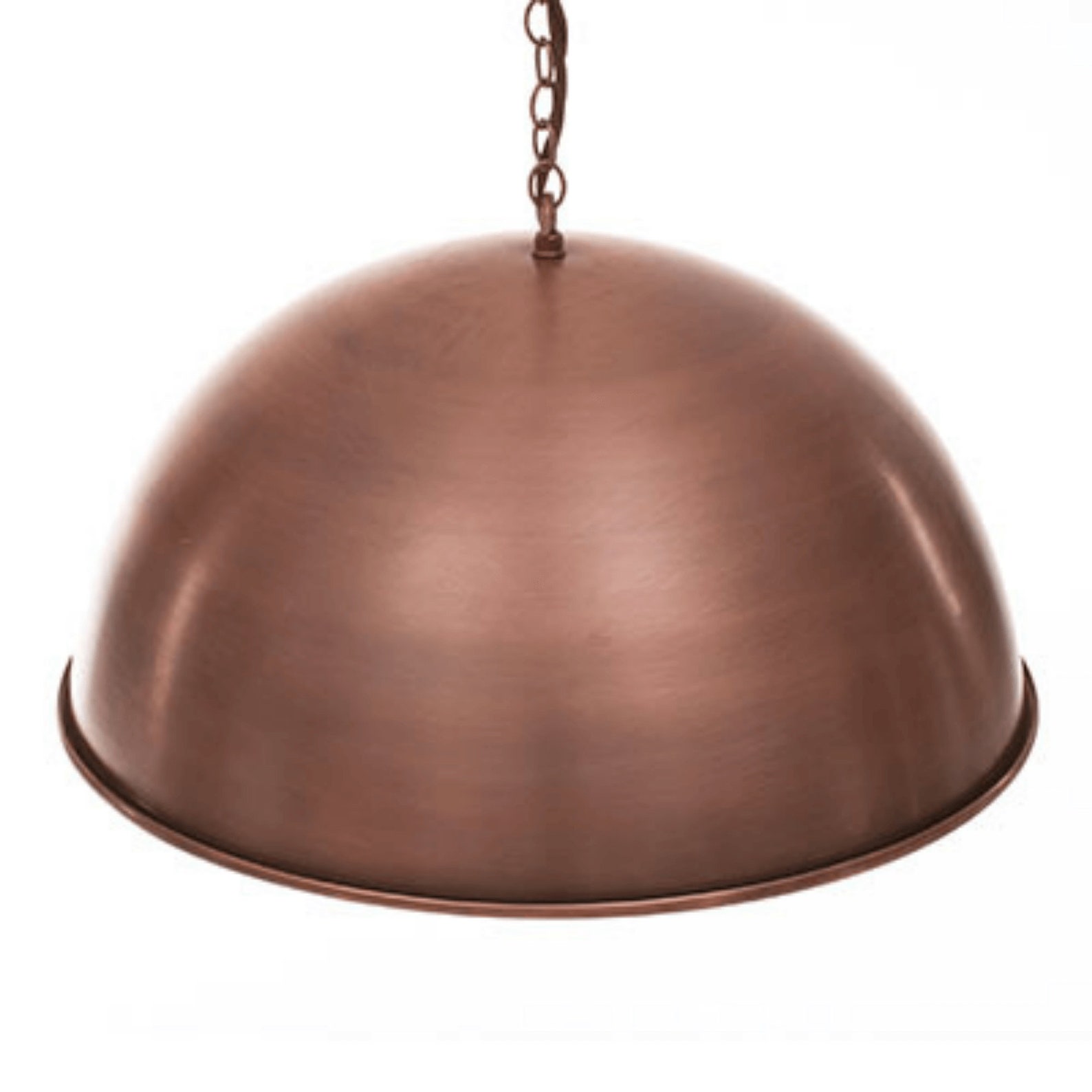 Set of 2 Copper Hanging Light, Copper Dome Ceiling Light, Modern Copper