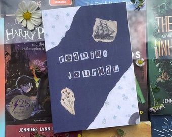 LÄSDAGBOK ESTETISK | present till bokälskare | bokspårare | fysisk | mjuk pärm A5 | mörkröd | booktok | läslogg