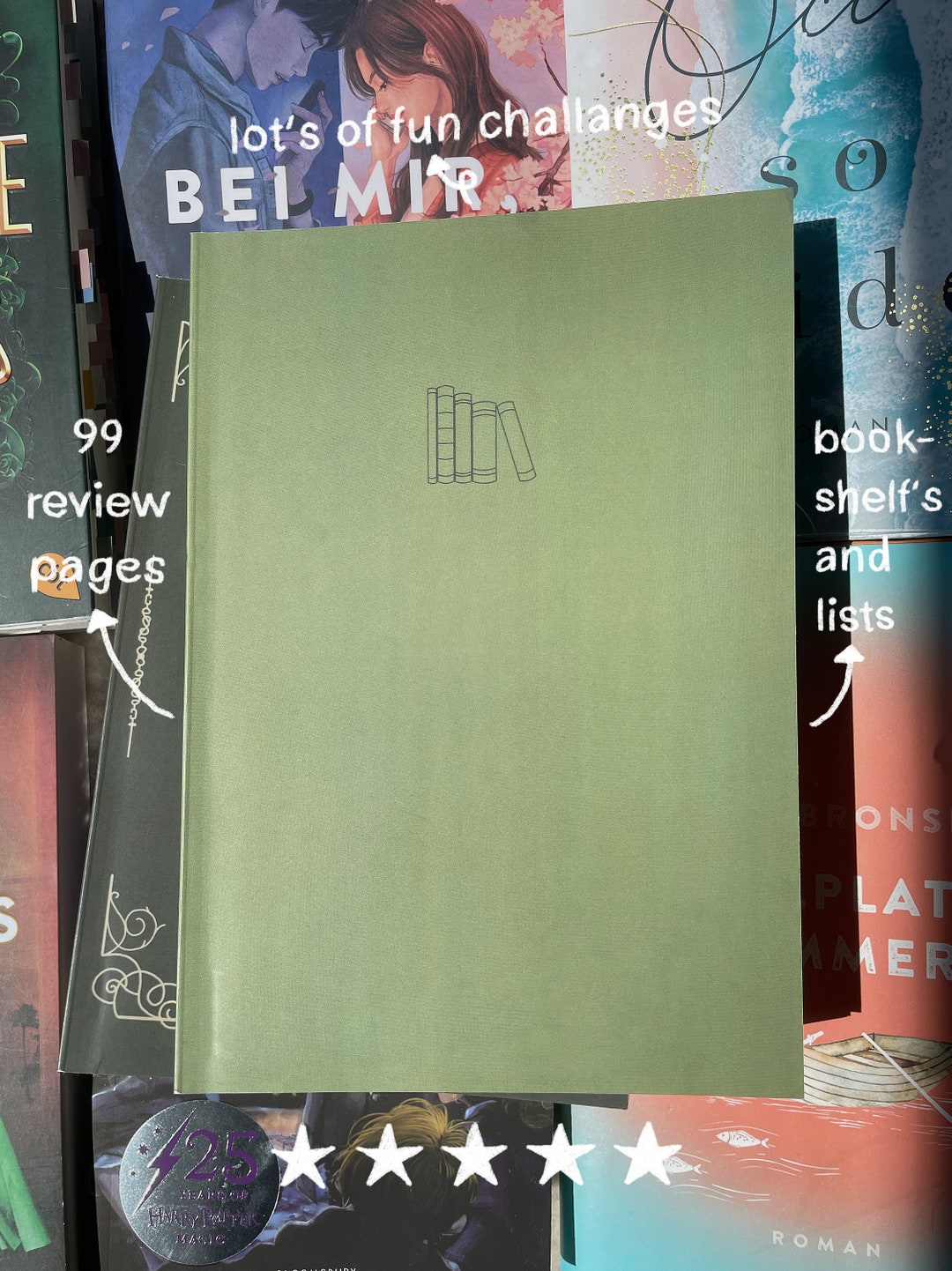 READING JOURNAL AESTHETIC Book Journal Diary Softcover Reading Journal ...