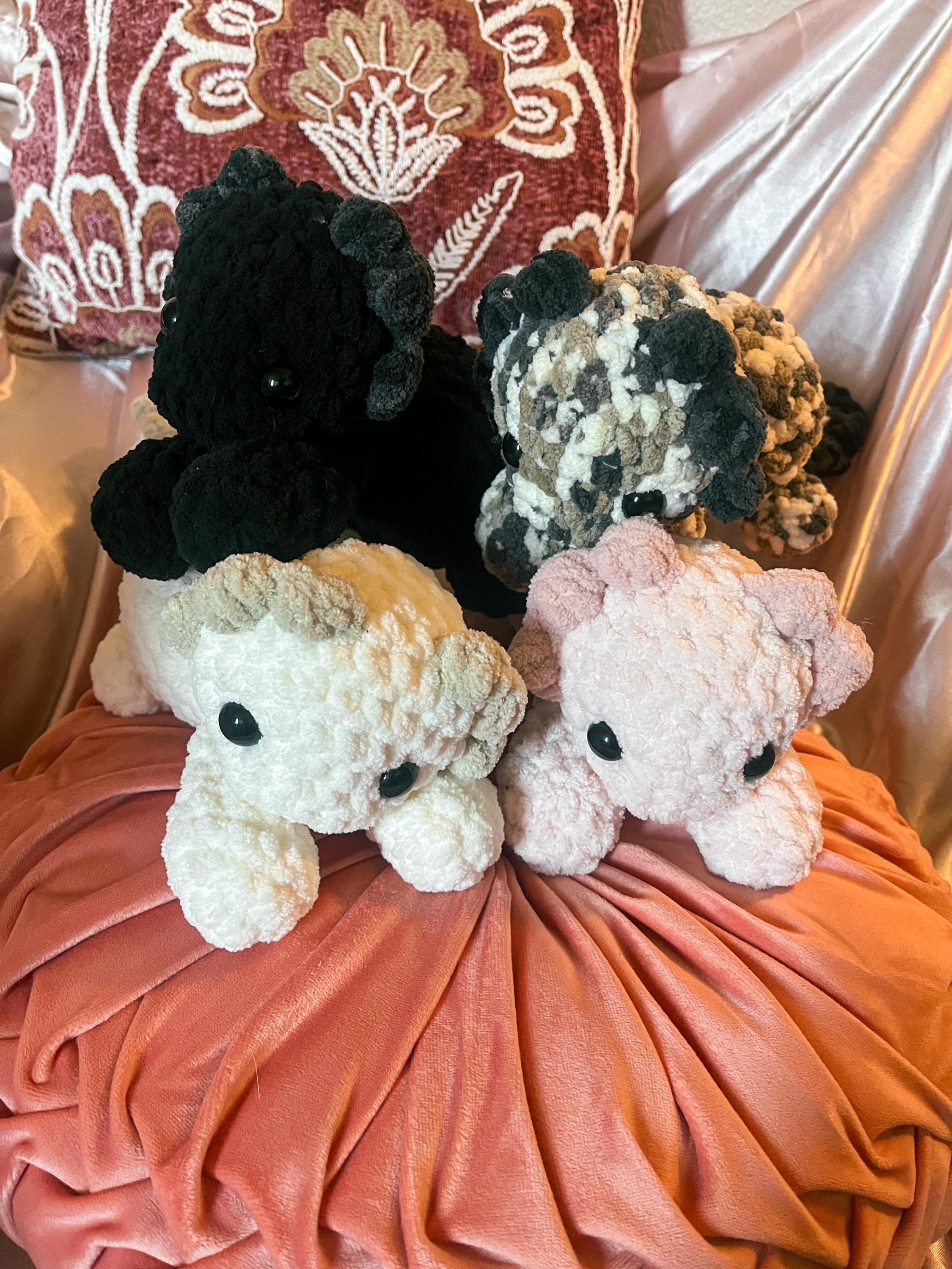 Splooting Axolotl Plüschtier | Kundenspezifisches häkeln Plüsch | Handgefertigtes Geschenk | Kuscheltier