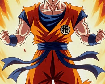 Mobile animated wallpaper (Goku)
