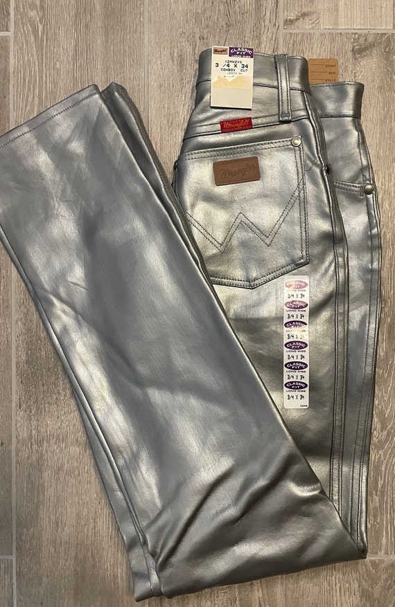 DEADSTOCK Vintage Silver/Gunmetal Wranglers