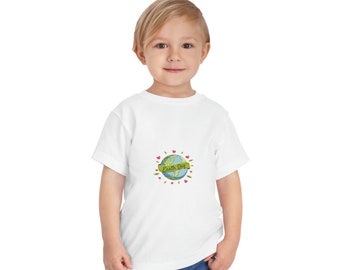 Earth Day Toddler Cotton Tee