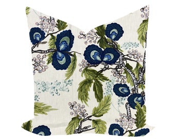 Kinkead in Capri Blue by Ferrick Mason Pillow Cover