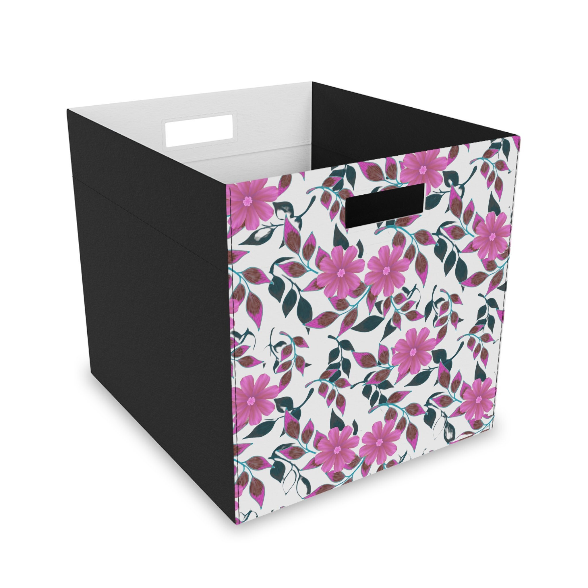 Dorm Room Essentials Pink Floral Storage Bins for College & Etsy