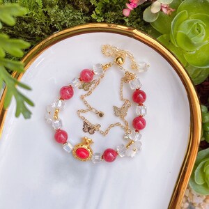 Rosestone bracelet, for girls, women, girlfriend, birthday, friendship, Valentine&#39;s Day, Mother&#39;s Day