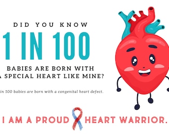 Cartes de Saint-Valentin pour enfants | Cartes de Saint-Valentin pour enfants | Carte Saint-Valentin CHD | Carte de Saint-Valentin imprimable | Cardiopathie congénitale | Téléchargement instantané