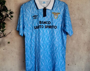 Lazio 1991/1993 Maillot de football rétro domicile Maillot de football vintage Kit classique Serie A Calcio Gazza Gascoigne