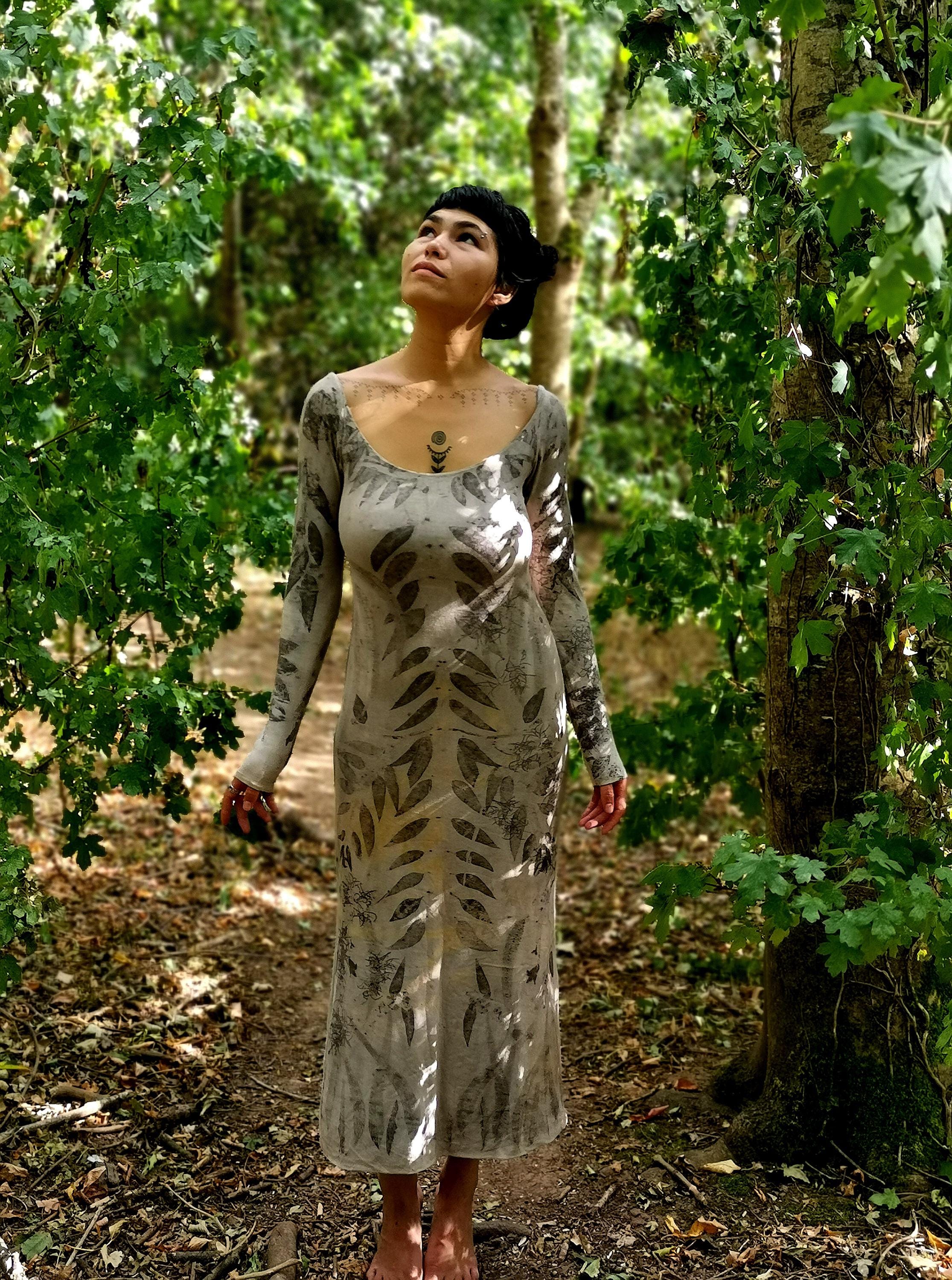 na-kd wide sleeve knitted maxi dress Round Neck Frill - Christmas Dresses - Brown Cargo Pocket Dress main image 1