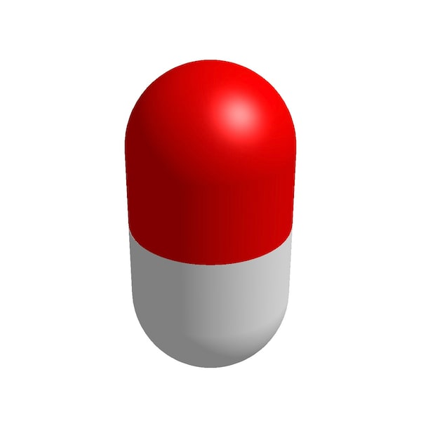 STL file - Capsule-shaped 7-Day Pill Sorter - STL file