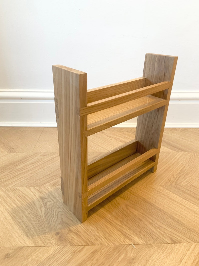 Oak bathroom shelves image 5