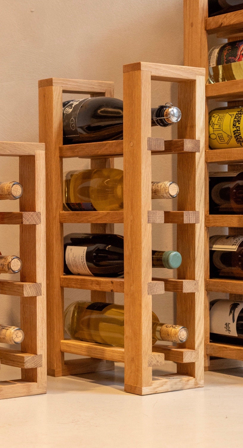 Oak Wine Rack Etsy UK