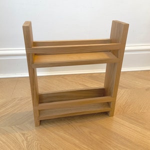 Oak bathroom shelves image 4