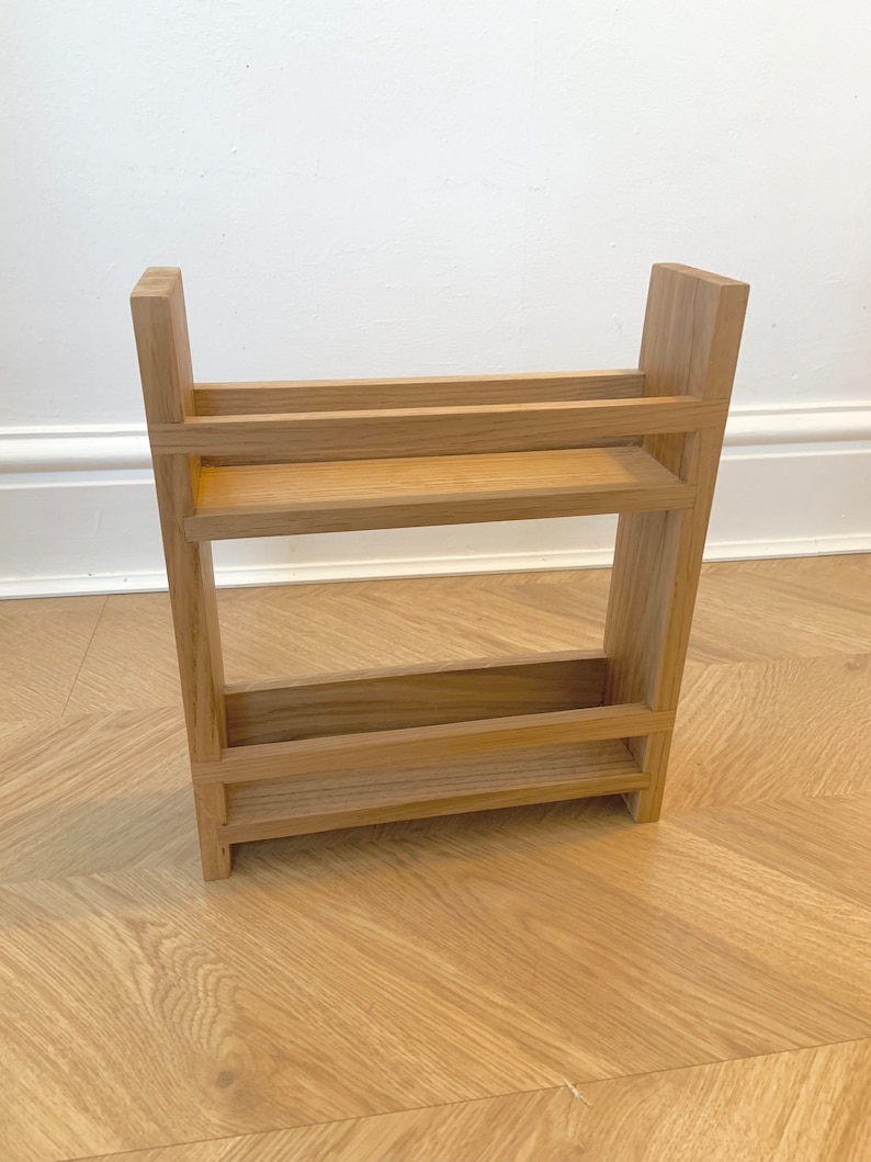 Oak bathroom shelves image 4