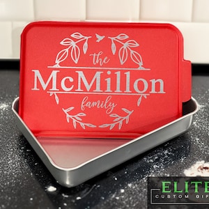 The Family Engraved Cake Pan