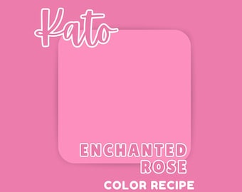 Kato Clay Color Recipe Guide: Enchanted Rose Pink (Digital Download)
