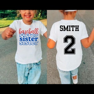Baseball Sister T-Shirt - Youth