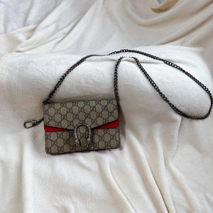 Treasures of NYC - Gucci Brown Monogram Mini Shoulder Bag