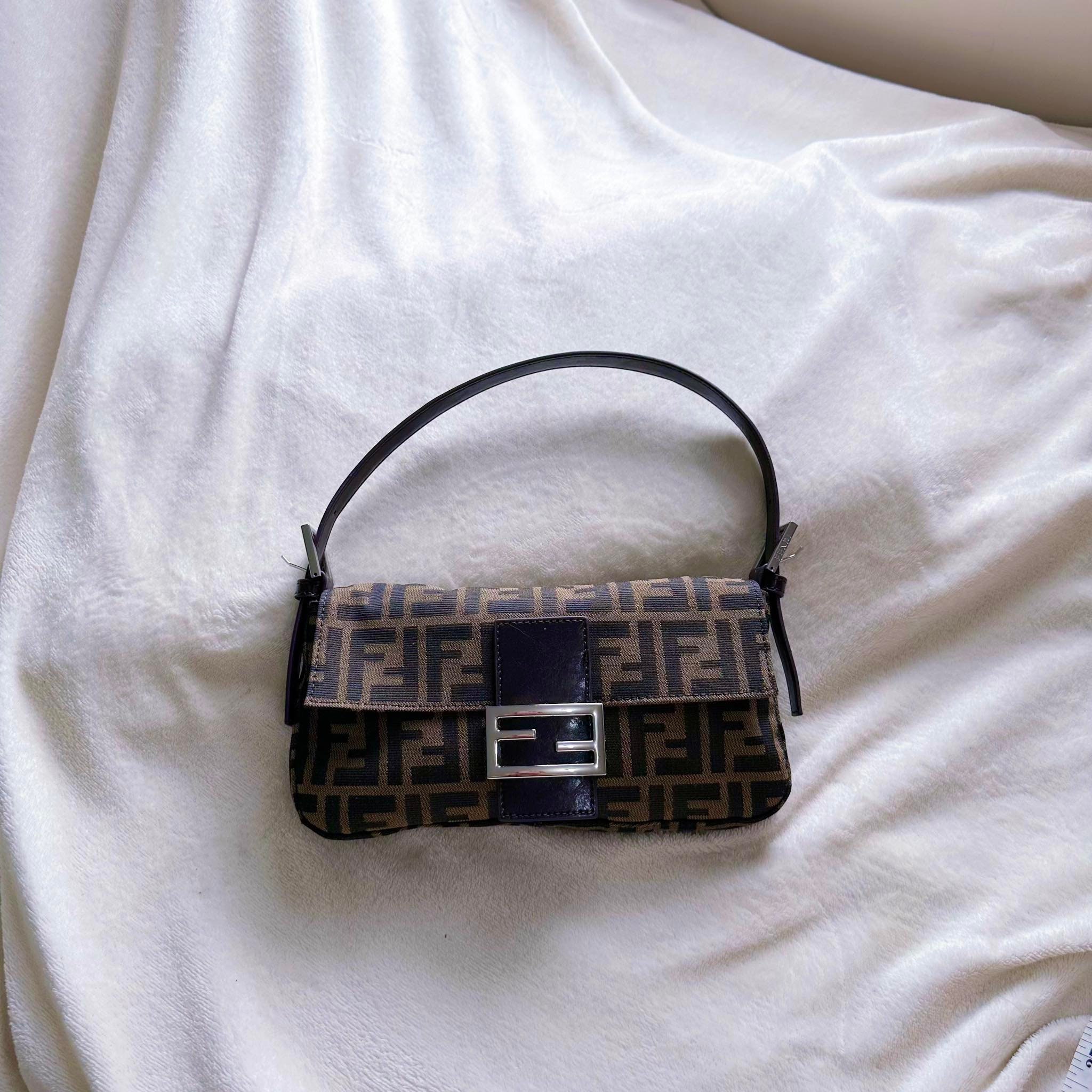 Fendi Zucca Canvas Quilted Pochette Bag ○ Labellov ○ Buy and Sell Authentic  Luxury