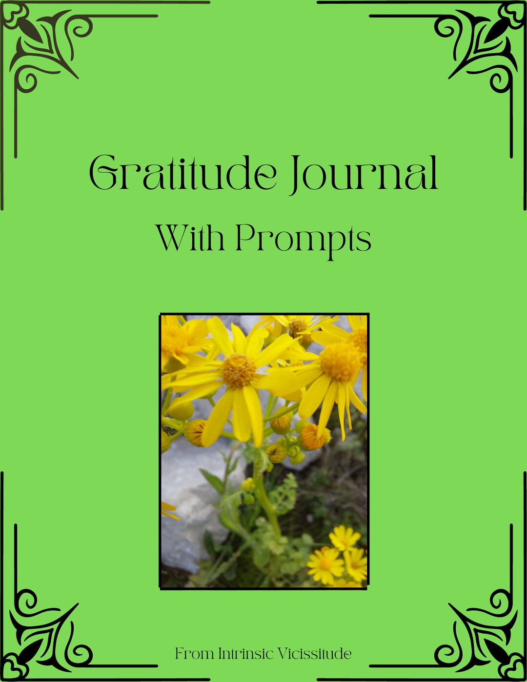 Printable Gratitude Journal With Prompts From Intrinsic Vicissitude