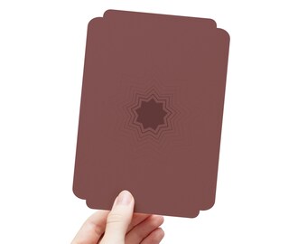 Goji Bloom - Juego de postales minimalistas de 9 estrellas (15 piezas)