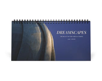 Paisajes oníricos - Calendario de escritorio de arte bahá'í chileno - Gregoriano + Badi 2026/183 B.E.