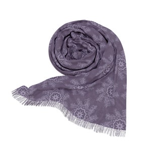 Meridiane Peri - Sciarpa leggera Mandala a 9 stelle