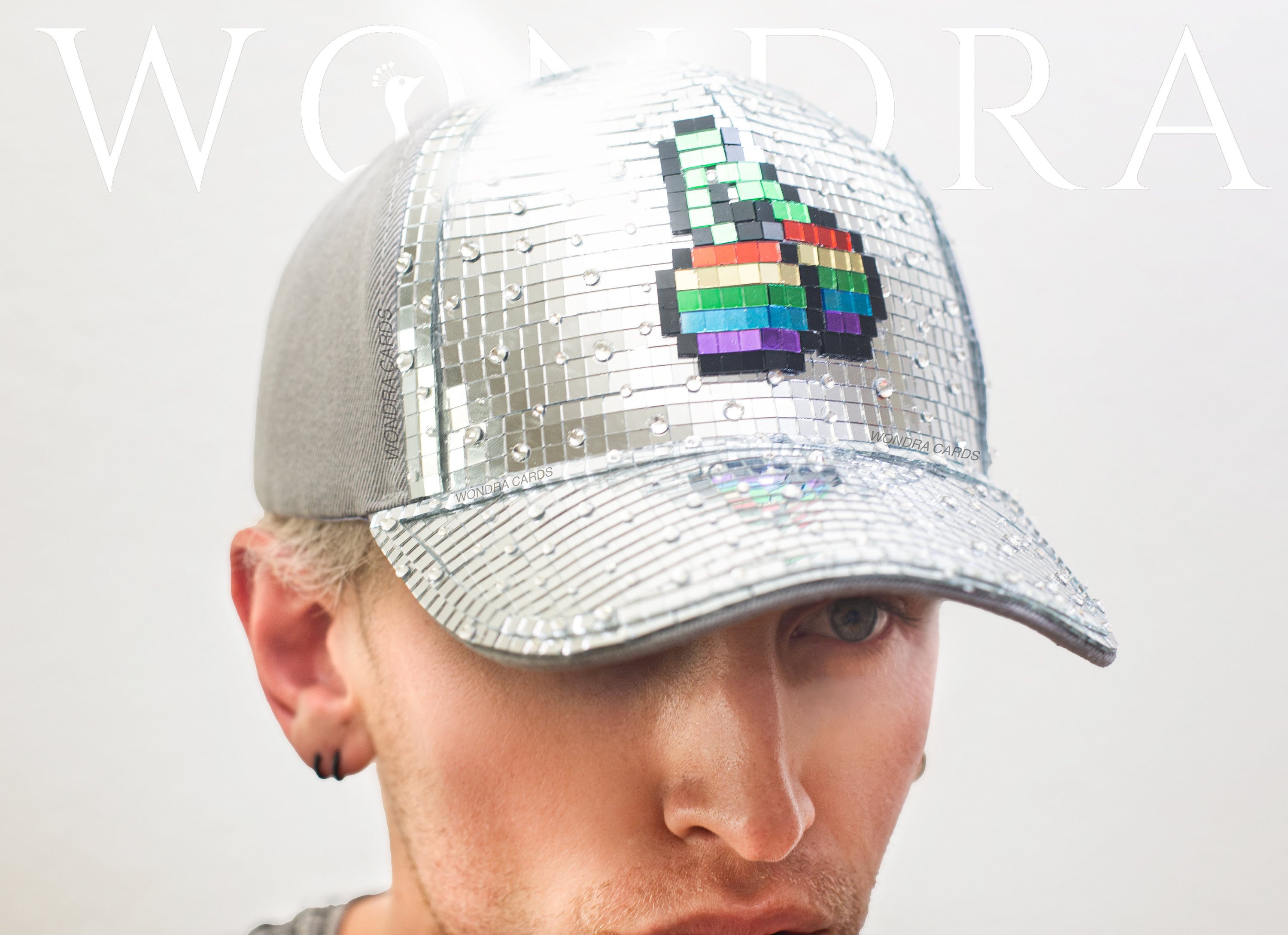 Prism Cherries - Hand Crafted Disco Hat