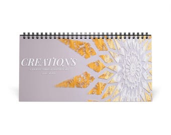 Creaciones - Calendario de escritorio de arte bahá'í - Gregoriano + Badi 2026/183 B.E.