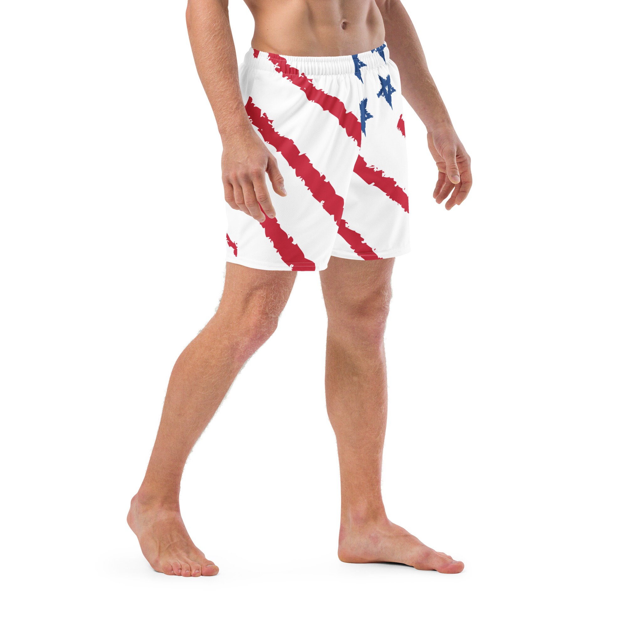 Patriotic Men's Swim Trunks Etsy