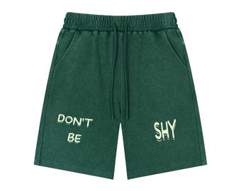 Don't Be Shy | Mineral Wash Waffle Knit Shorts