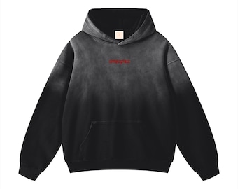 Pure Rage - Heavyweight Sunfade Oversized Hoodie