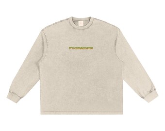 It's Complicated - Snow Washed Frayed Edge T-Shirt | SimplyTris®